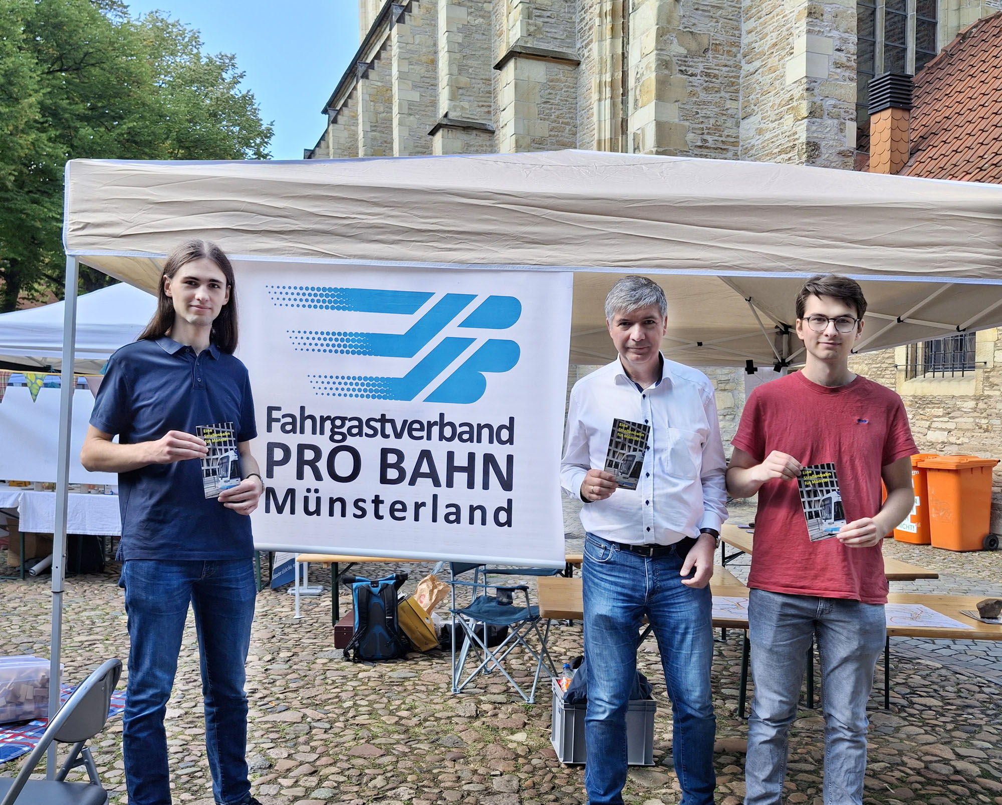 Stand beim Markt der Möglichkeiten